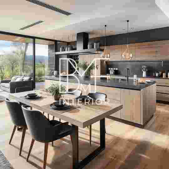 Jasa custom kitchen set terdekat Bogor luxury untuk villa
