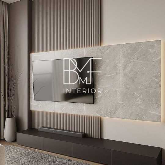 Custom Furniture Pondokgede Bekasi Backdrop Tv minimalis