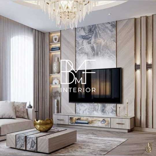 custom backdrop tv Tangerang