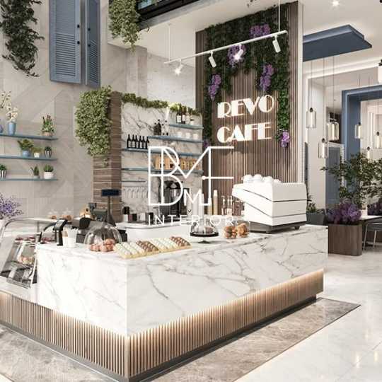 Custom meja bar cafe