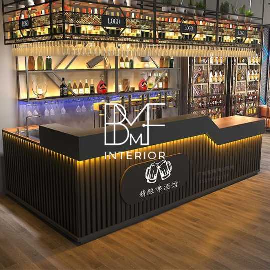 Custom meja bar cafe Bekasi - model unik dari pusatnya furniture terbaik