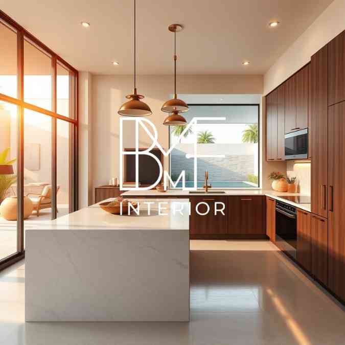 Custom Interior Kitchen Villa: Tahan Lembab & Mewah Area Seluruh Jabodetabek