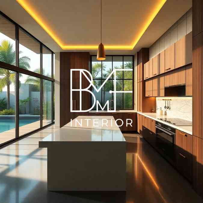 Custom Interior Kitchen Villa: Tahan Lembab & Mewah Area Seluruh Jabodetabek