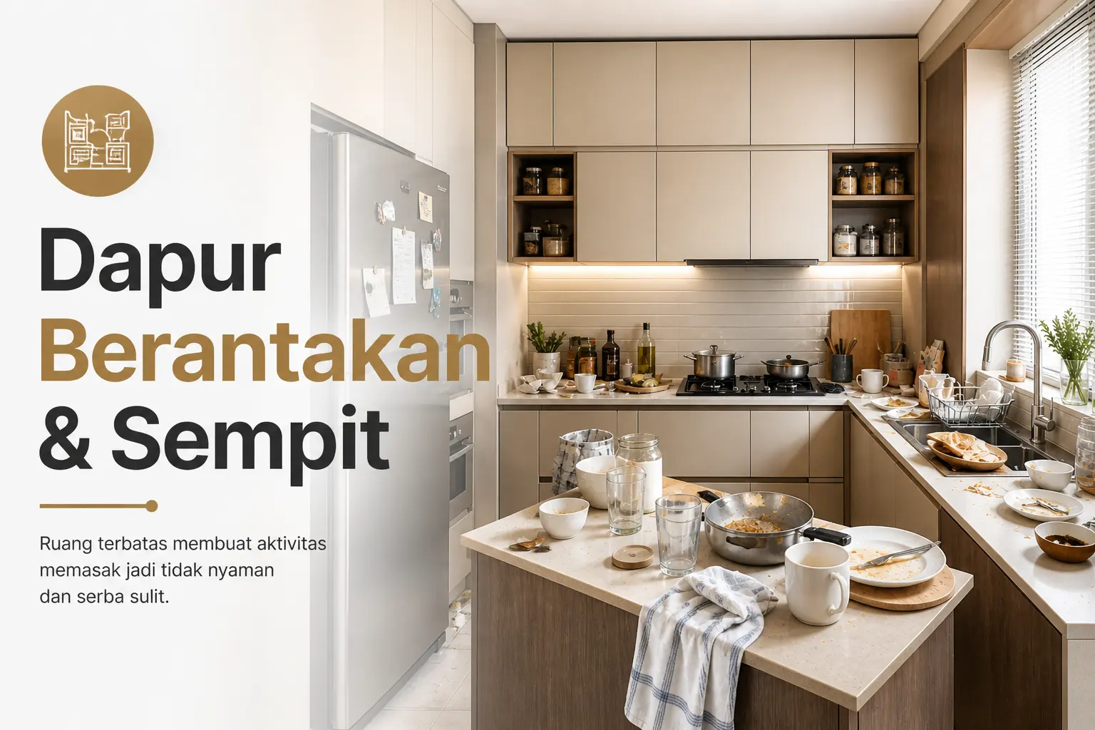 Solusi Dapur Berantakan