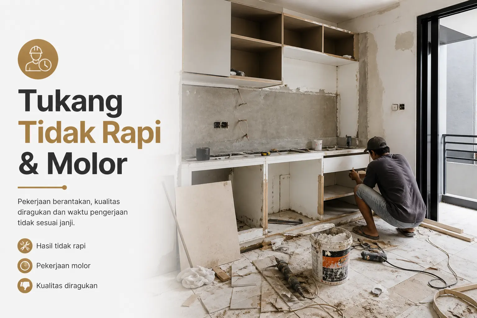tukang tidak profesional