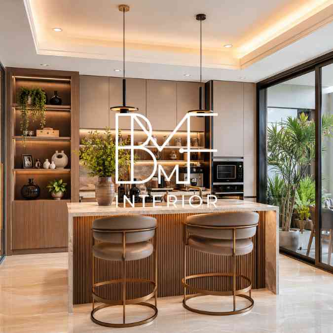jasa kitchen set Cibitung minibar modern ruang kekinian
