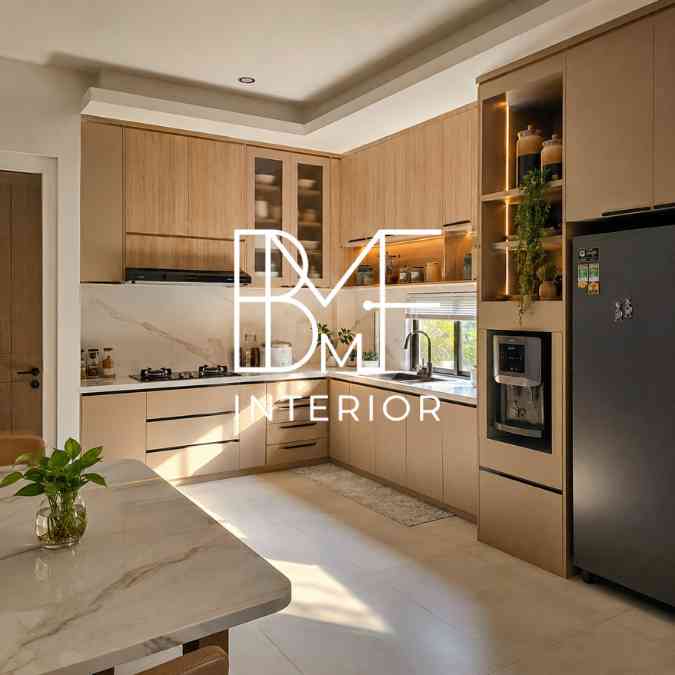 Kitchen set sudut Bekasi Minimalis maksimalkan area penyimpanan